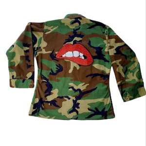 Sequin Camo Jacket Etsy Canada