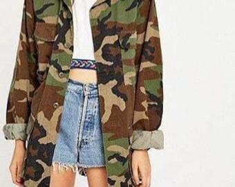 80s Camo Jacket Authentic Military Issued Field Jacket All
