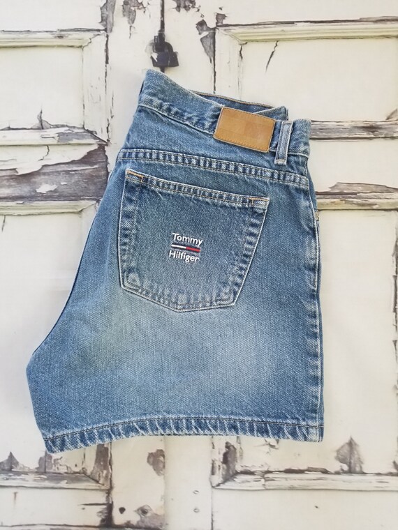tommy hilfiger jean shorts women