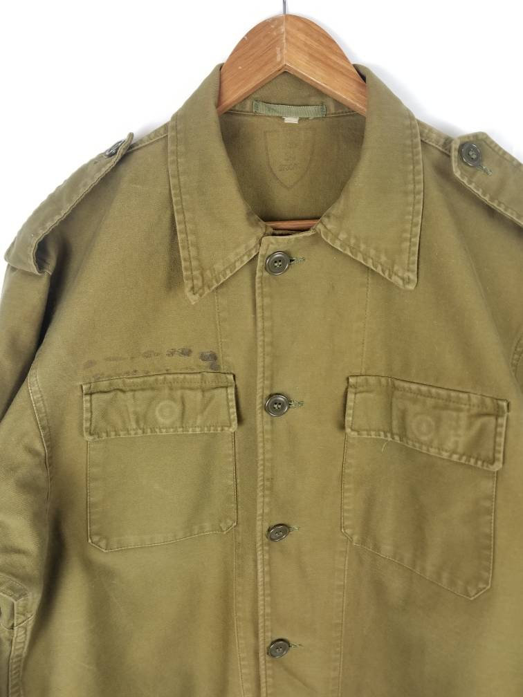 US Army Utility Shirt P-64 P64 1970's 3rd Infantry Division