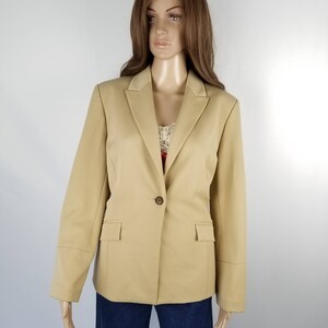 Vintage Beige Jacket Women's Jacket Size 10 Large L