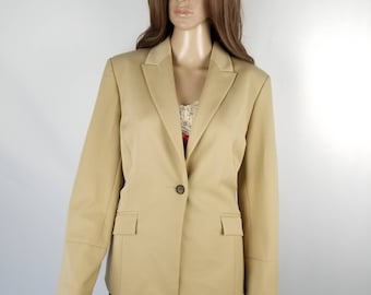 Vintage Beige Jacket Women's Jacket Size 10 Large L