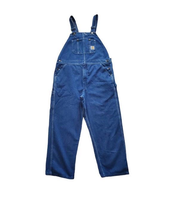 Vintage CARTHARTT Overalls, oversized denim Dunga… - image 1