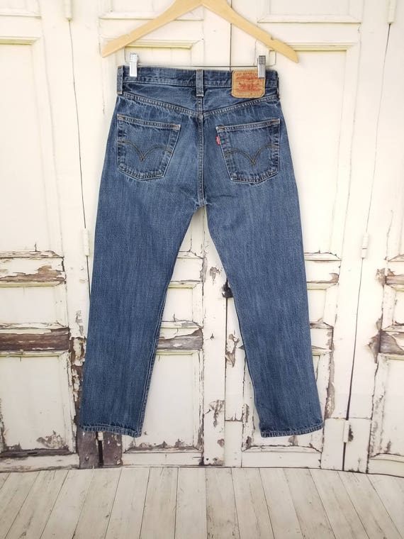 Levi's 501 Jeans a vita alta Taglia donna 26 27 2 4 | Etsy Italia