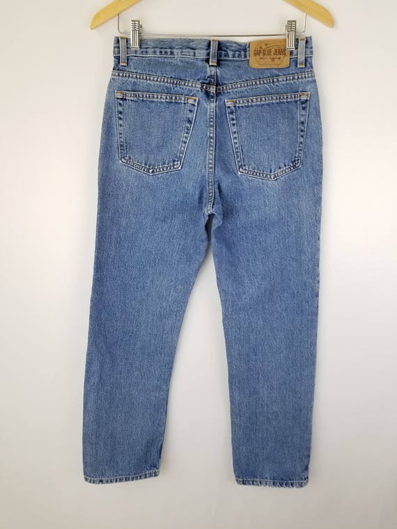 90's Gap High Rise Button Fly Jeans / Size 28 - image 3