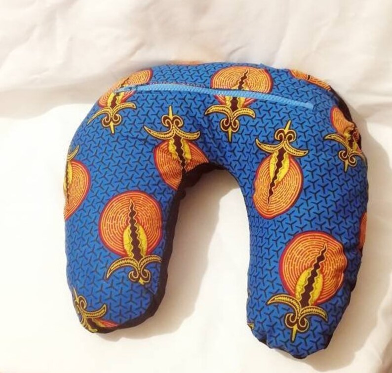 African Print Travel Neck Pillow Etsy