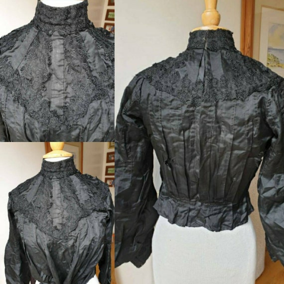 Beautiful original Edwardian/Victorian satin silk