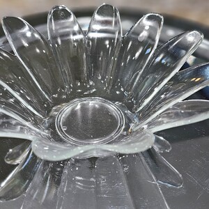 Vintage Glass Daisy Bowl