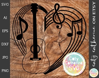 Download Guitar Love Svg Etsy