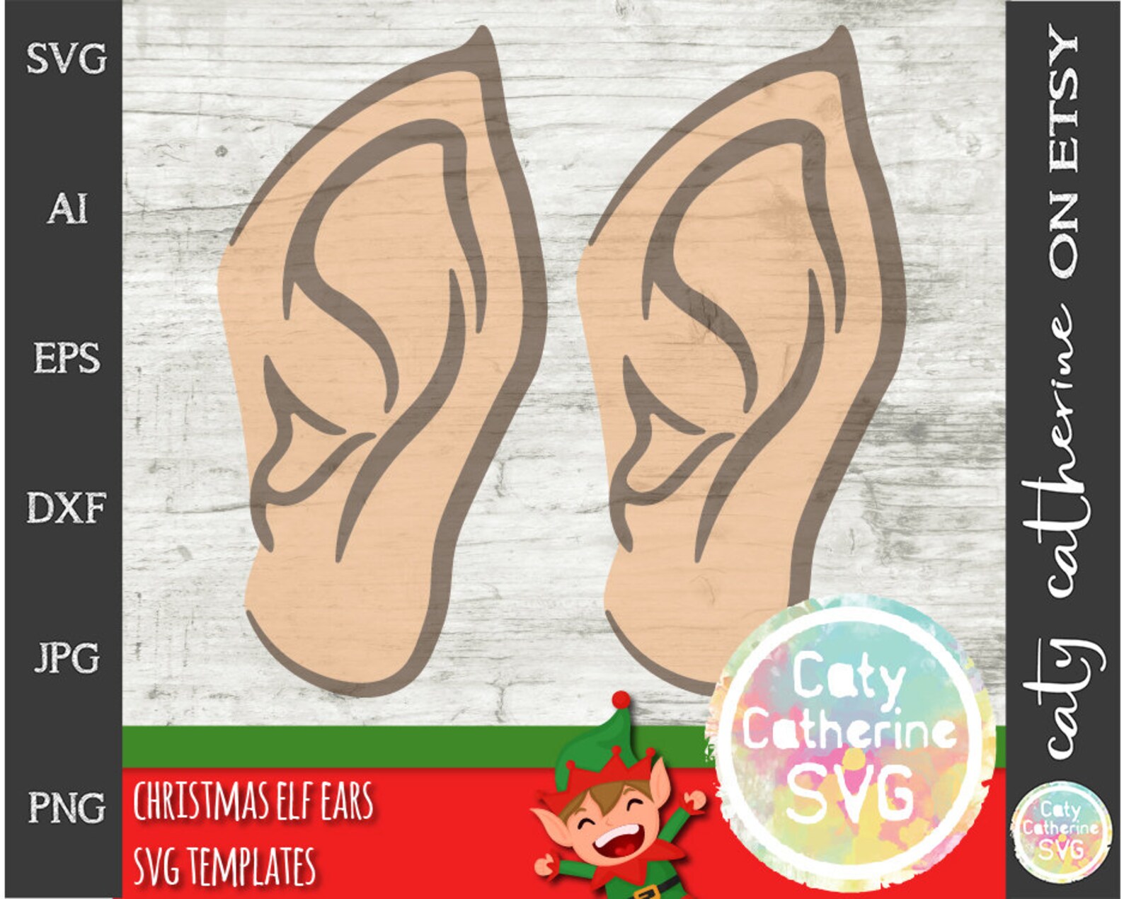 Printable Elf Ears