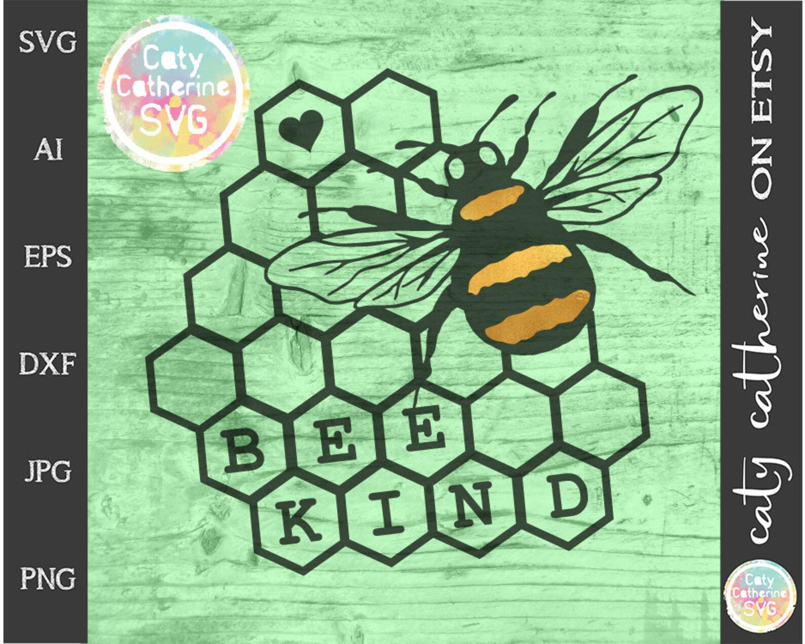 Bee Kind Be Kind SVG Cut File // Quotes Sayings // Etsy