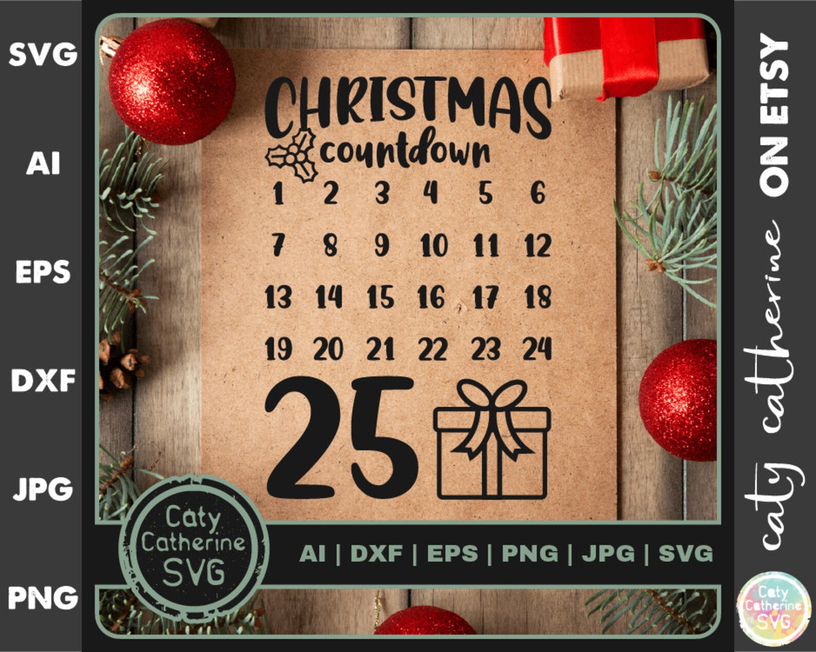 Christmas Countdown Days Until Calendar Make Your Own DIY Sign Etsy Christmas Countdown Days Until Calendar Make Your Own DIY Sign Etsy