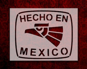 HECHO EN MEXICO Iron On Patch Made In Mexico Eagle Mexican Pride Gift Souvenirs