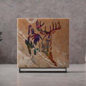 Buck White-Tailed Deer Hunting Custom Stencil Multiple Sizes Fast Free Shipping (6) image 3