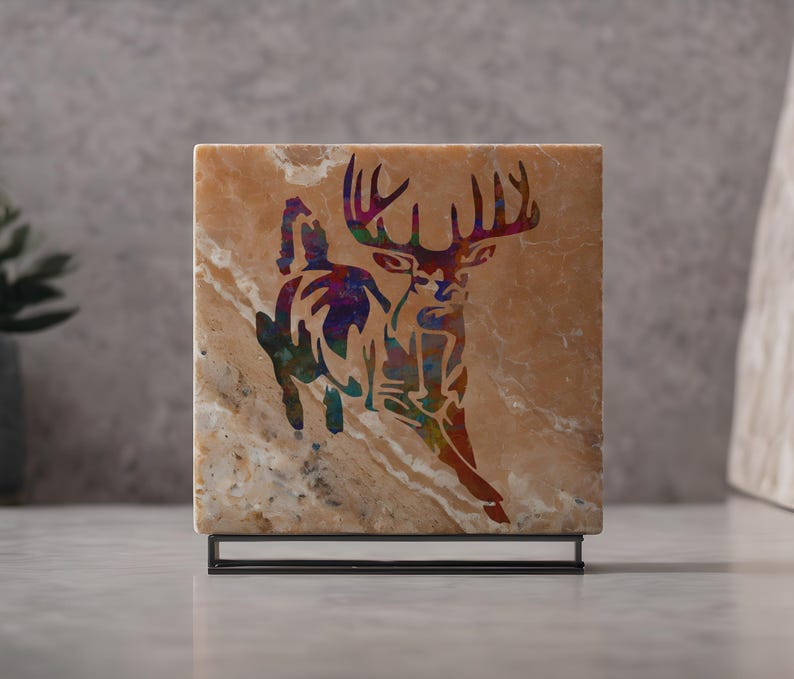 Buck White-Tailed Deer Hunting Custom Stencil Multiple Sizes Fast Free Shipping (6) image 3