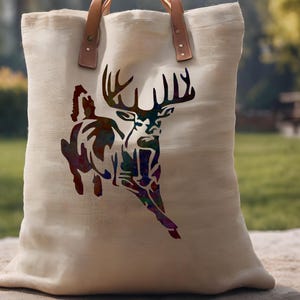Buck White-Tailed Deer Hunting Custom Stencil Multiple Sizes Fast Free Shipping (6) image 4