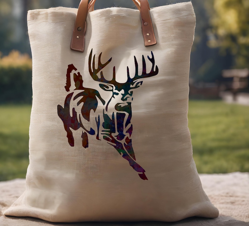 Buck White-Tailed Deer Hunting Custom Stencil Multiple Sizes Fast Free Shipping (6) image 4