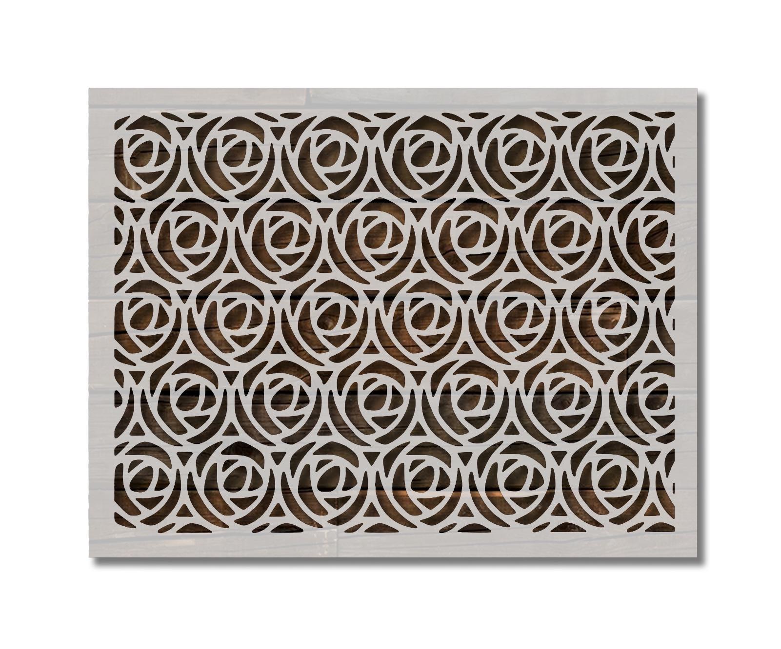 Rose Pattern Stencil Multiple Sizes FAST FREE SHIPPING (580) - Etsy