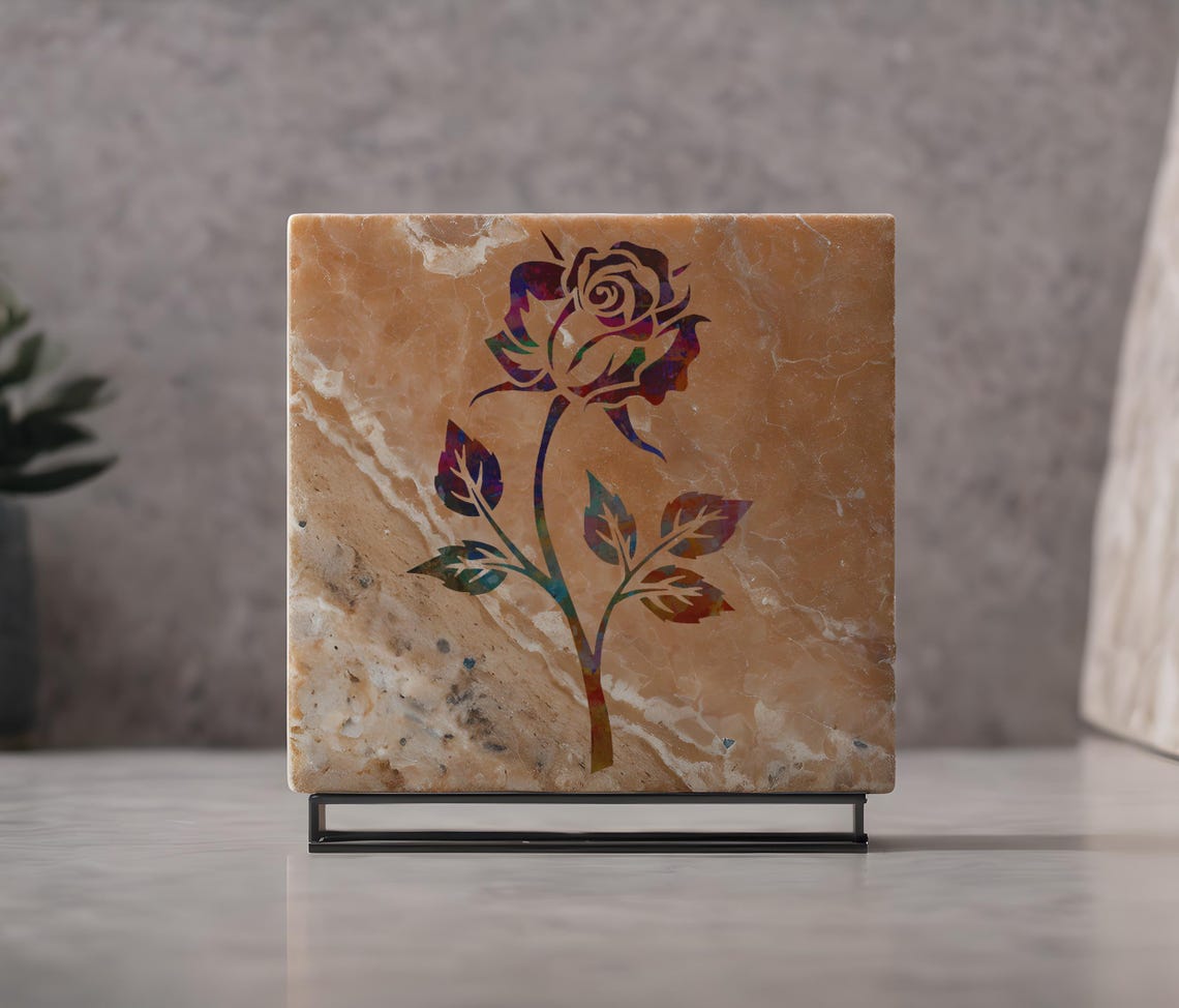 Single Rose Leaves Stencil Multiple Sizes FAST FREE SHIPPING (579) - Etsy