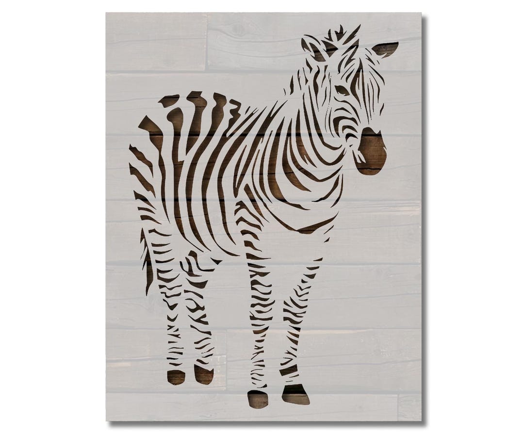 Zebra Stencil Template Reusable Multiple Sizes for Painting on Walls ...