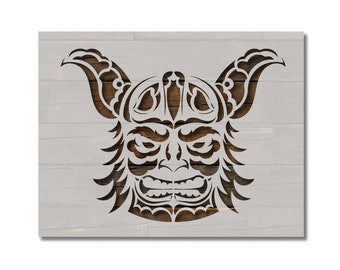Viking God Odin Stencil Template Reusable Multiple Sizes for Painting on Walls, Wood, Arts and Crafts (1010)