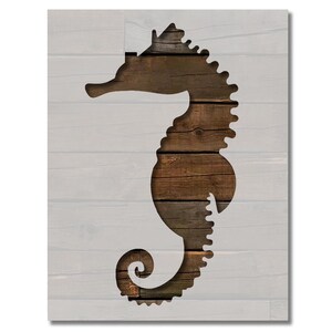 Large Seahorse Stencil Multiple Sizes FAST FREE SHIPPING (519)