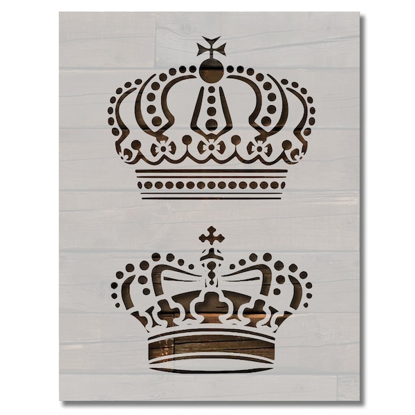 Crown Stencil Etsy