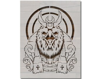 Ancient Egyptian Sun God Ra Stencil Template Reusable Multiple Sizes for Painting on Walls, Wood, Arts and Crafts (975)