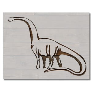 Dinosaur Long Neck Mamenchisaurus Stencil Multiple Sizes FAST FREE SHIPPING (542)