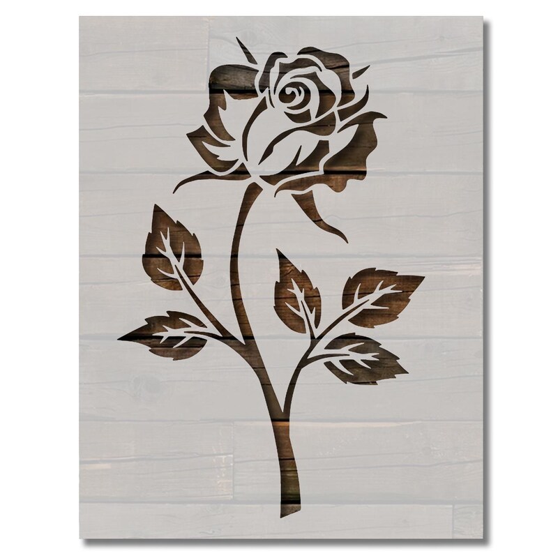Rose Stencil - Etsy