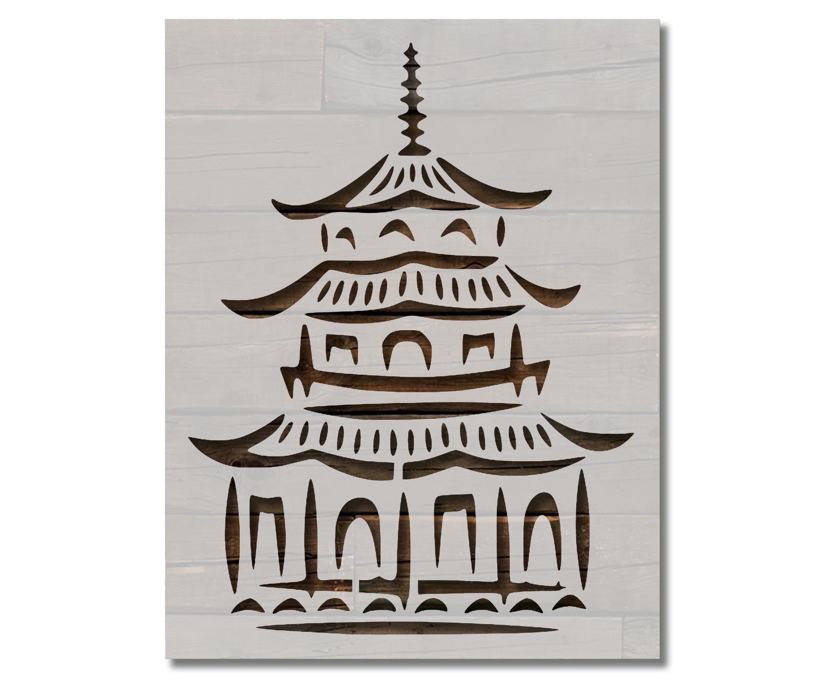 pagoda-stencil-etsy