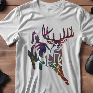 Buck White-Tailed Deer Hunting Custom Stencil Multiple Sizes Fast Free Shipping (6) image 2
