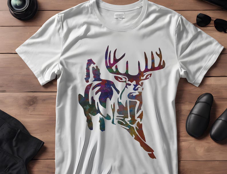 Buck White-Tailed Deer Hunting Custom Stencil Multiple Sizes Fast Free Shipping (6) image 2