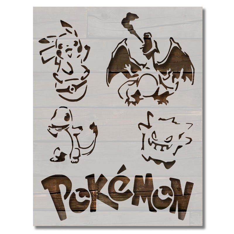 Pokemons Custom Painting - Etsy