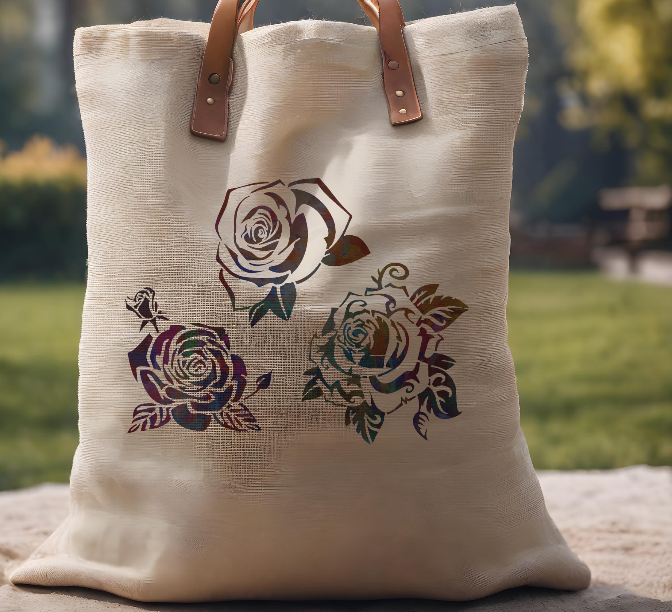 Roses Three Stencil Multiple Sizes FAST FREE SHIPPING (594) - Etsy