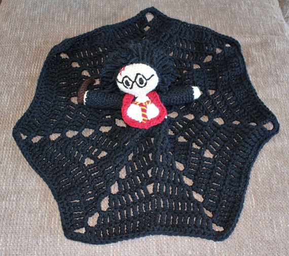 Crochet Harry Potter Lovey Blanket Etsy Canada