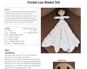 Patrón para tejer la manta Leia Lovey a crochet