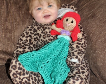 Crochet Ariel Lovey Blanket