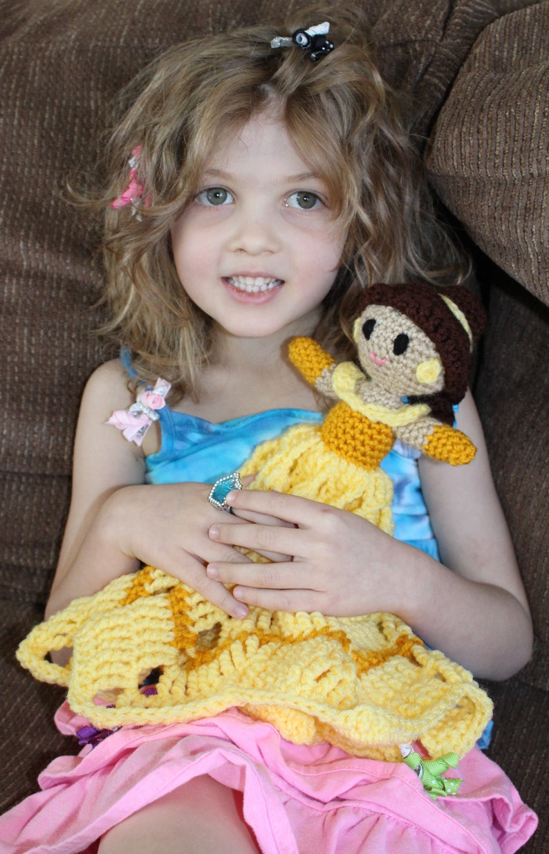 Pattern for Crochet Belle Lovey Blanket image 3