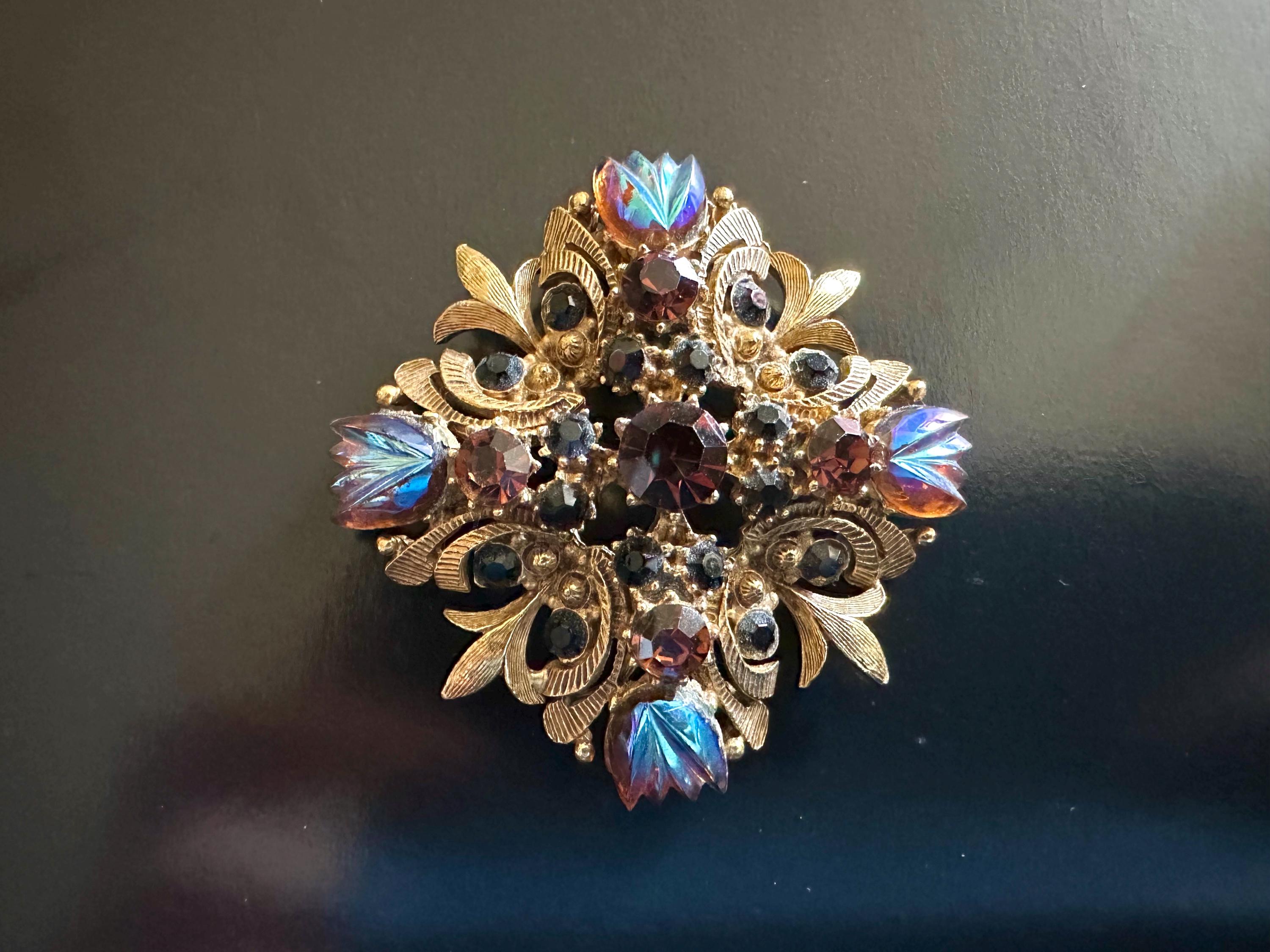 【超美品】FLORENZAヴィンテージ  1950-1960年代　ブローチ FLORENZA 1950s Vtg Cameo Brooch - Etsy