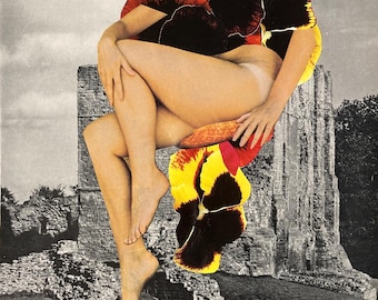 Collage Art Print | Bun Di | Surreal Art | Conceptual Art | Art Print | Handmade Art | Women in the Arts | Vintage Collage | Art Prints
