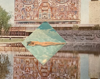 Analog Collage Print | Collage Art | "Let Us Be" | Surreal Art | Conceptual Art | Collage Wall Art | Art Print | Vintage Collage | Collage