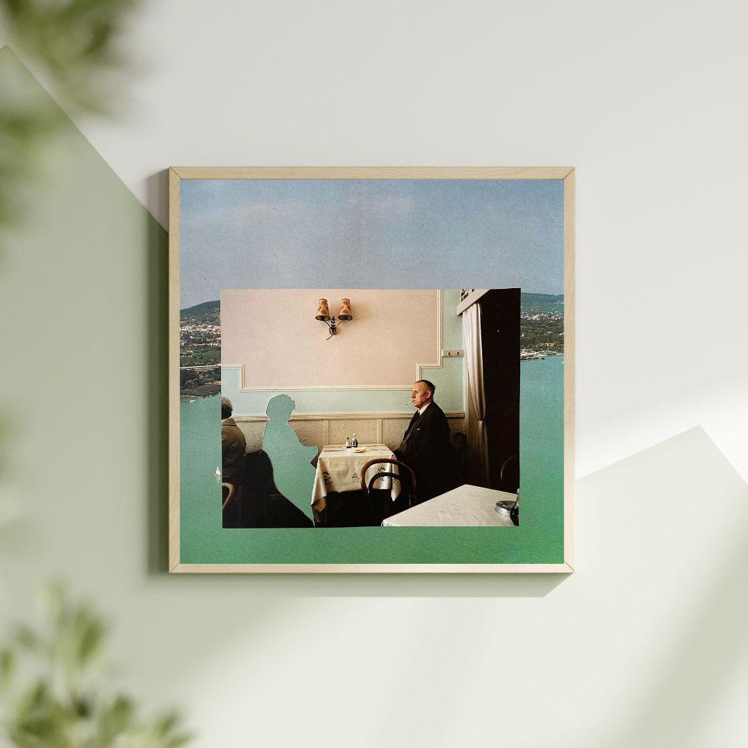 Analog Collage Print | Collage Art | "life" | Vintage Collage | Wall ...