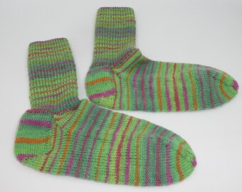 Chaussettes tricotées à la main, taille 37/38, fil à chaussettes opale à 4 fils de haute qualité