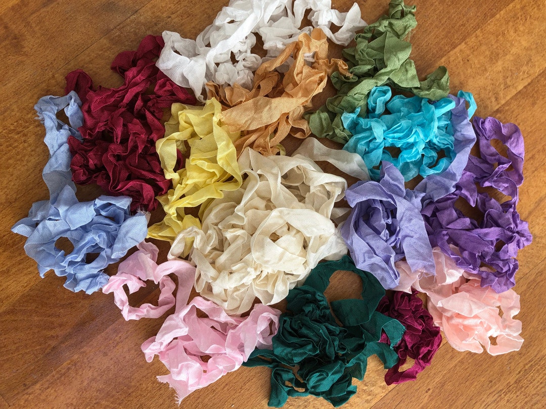 Hand Crinkle Seam Binding Ribbon, for Junk Journals, Tags, Ephemera ...