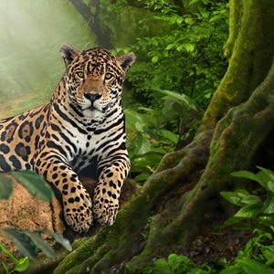 Jungle Backdrop Premade Backdrop Wild Animal Photo Photo Backdrop - Etsy