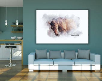 Pferde Fotografie | Pferde Portrait | Pferd Wand kunst | digitaler Download