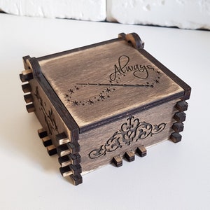 Weihnachtsgeschenk Spieluhr Mechanische Spieluhr Spieluhr Griff Holzspieluhr Gravierte Holzspieluhr Geburtstagsgeschenk