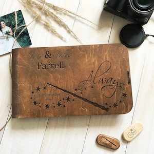 Caja de fotos de boda de madera Caja de fotos personalizada grabada Caja de fotos rústica Caja de fotos para baby shower Álbum Caja de fotos de madera y USB Regalo memorable