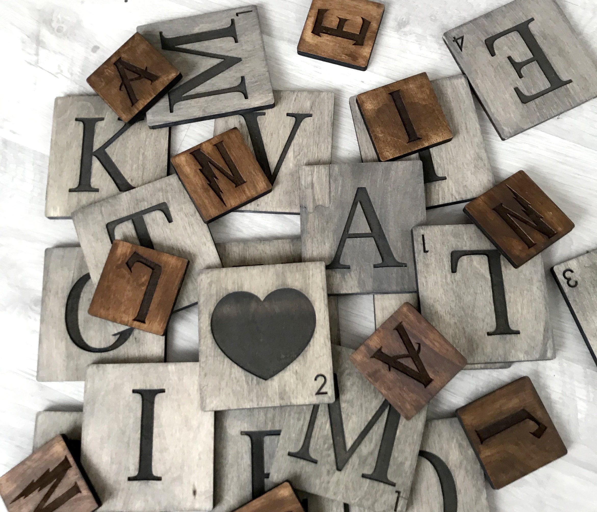 Home DIY Scrabble Tile Wall Art – The Henn House